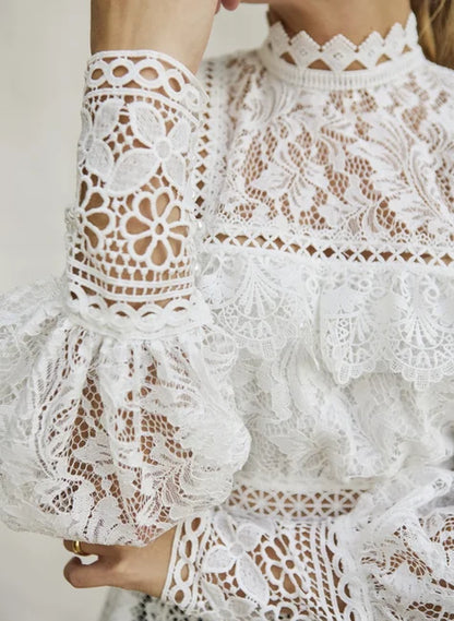 Guipure Lace Blouse