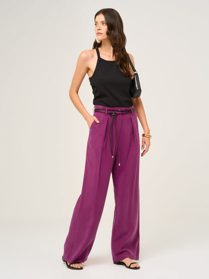 Pantalona Pants in Pink Viscose